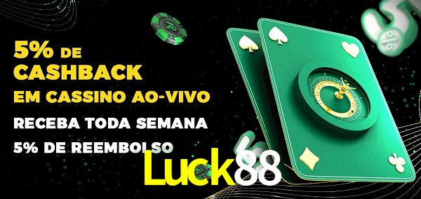 Promoções do cassino ao Vivo Luck88